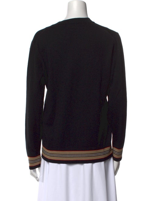 Burberry Merino Wool Crew Neck Sweatshirt