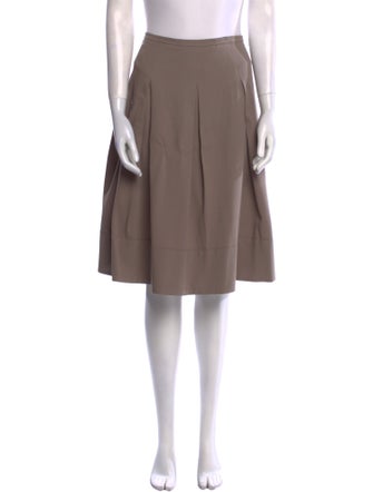 Burberry London Wool Knee-Length Skirt