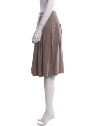 Burberry London Wool Knee-Length Skirt