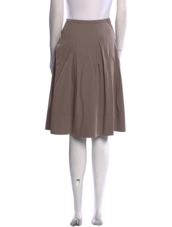 Burberry London Wool Knee-Length Skirt