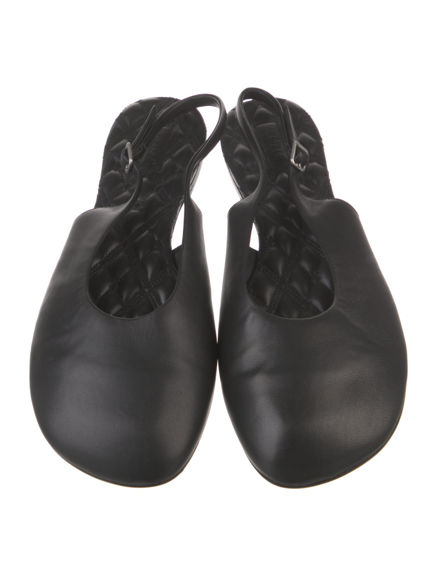 Burberry Leather Slingback Flats