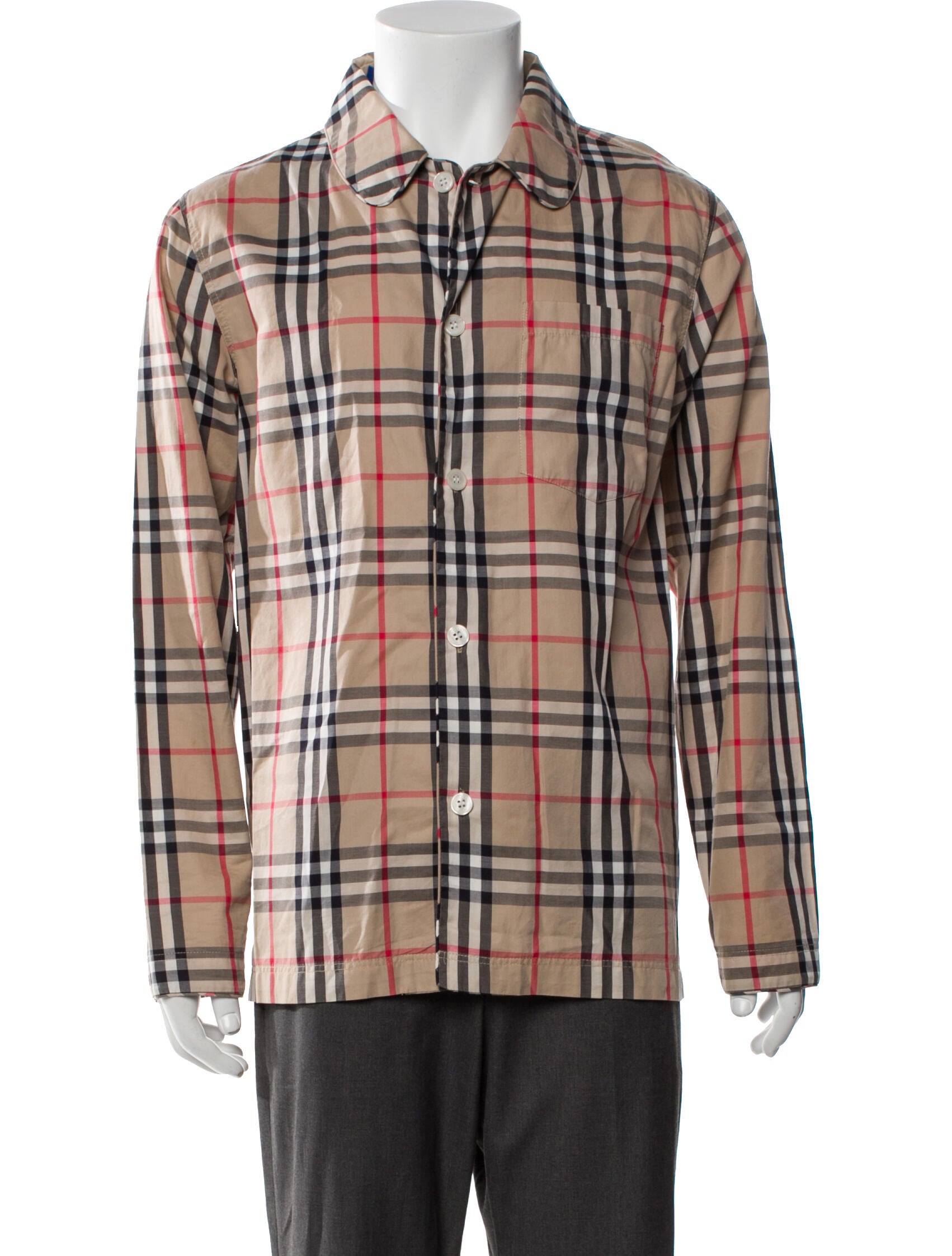 Burberry Nova Check Pattern Body Shirt