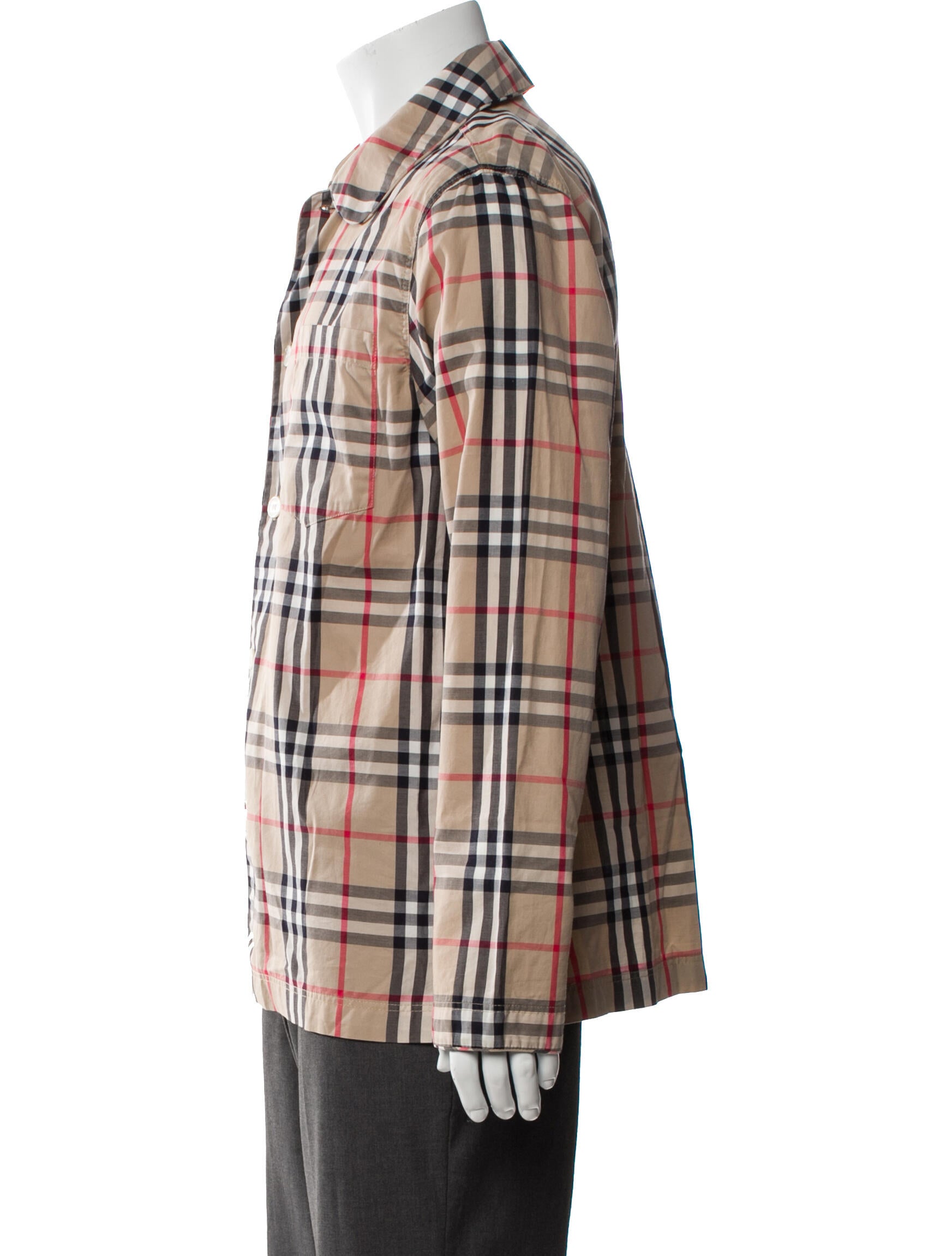 Burberry Nova Check Pattern Body Shirt