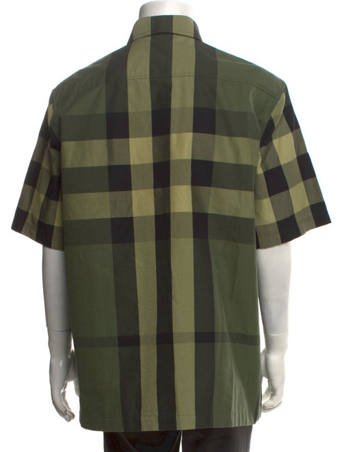 Burberry Exploded Check Pattern Short Sleeve Shirt