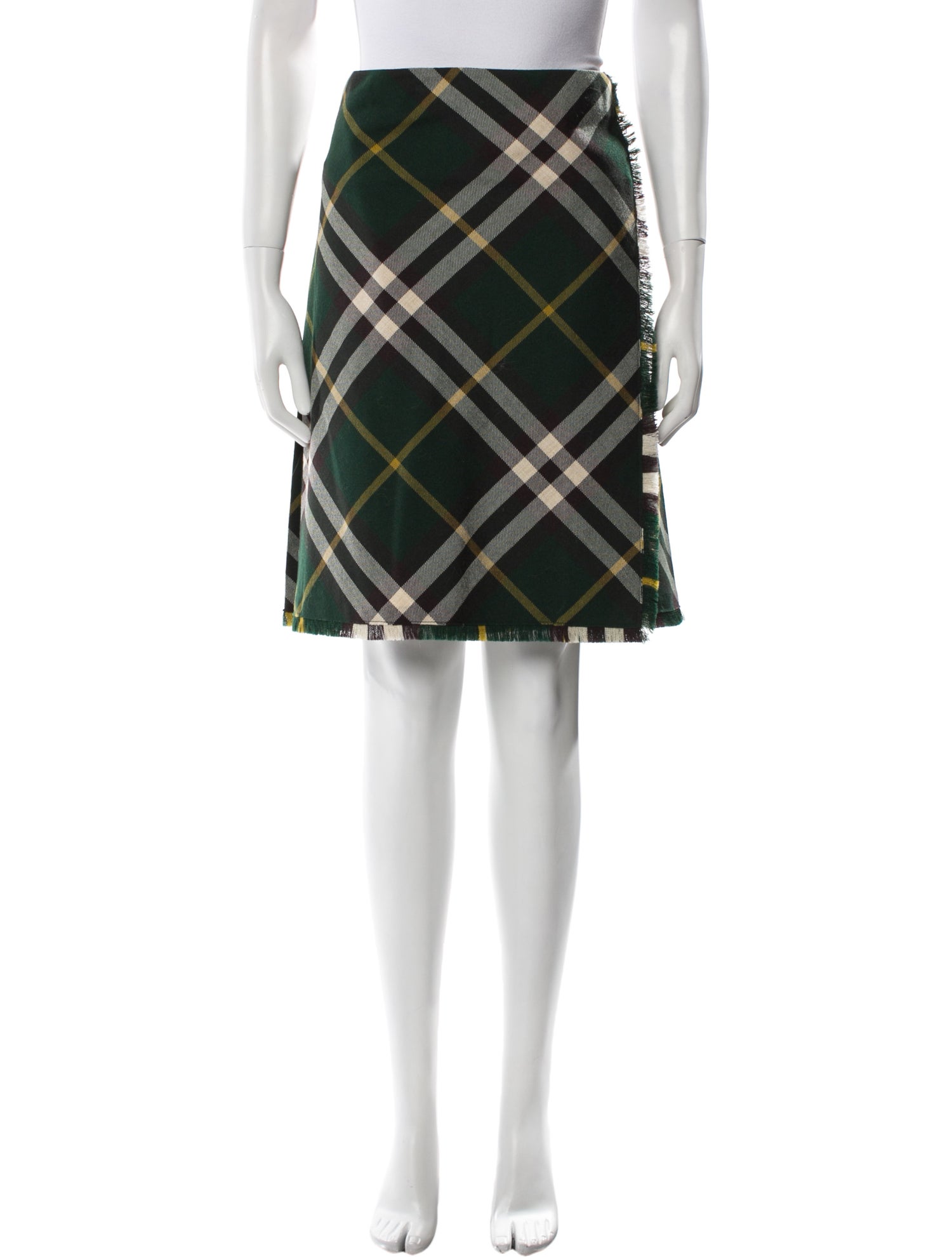 Burberry Wool Knee-Length Skirt
