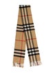 Burberry Cashmere House Check Pattern Scarf