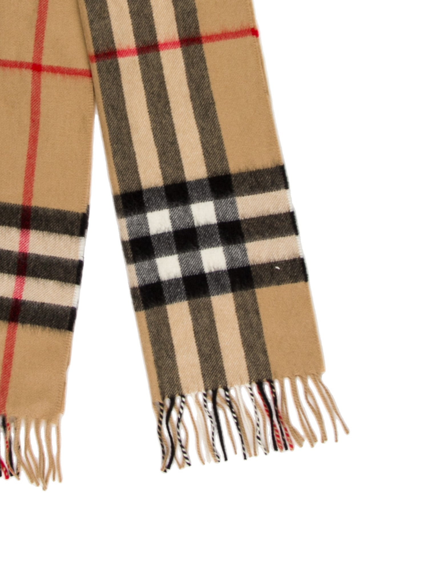 Burberry Cashmere House Check Pattern Scarf