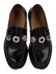 Burberry Leather Studded Accents Loafers