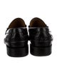 Burberry Leather Studded Accents Loafers