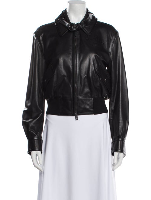 Burberry Leather Biker Jacket