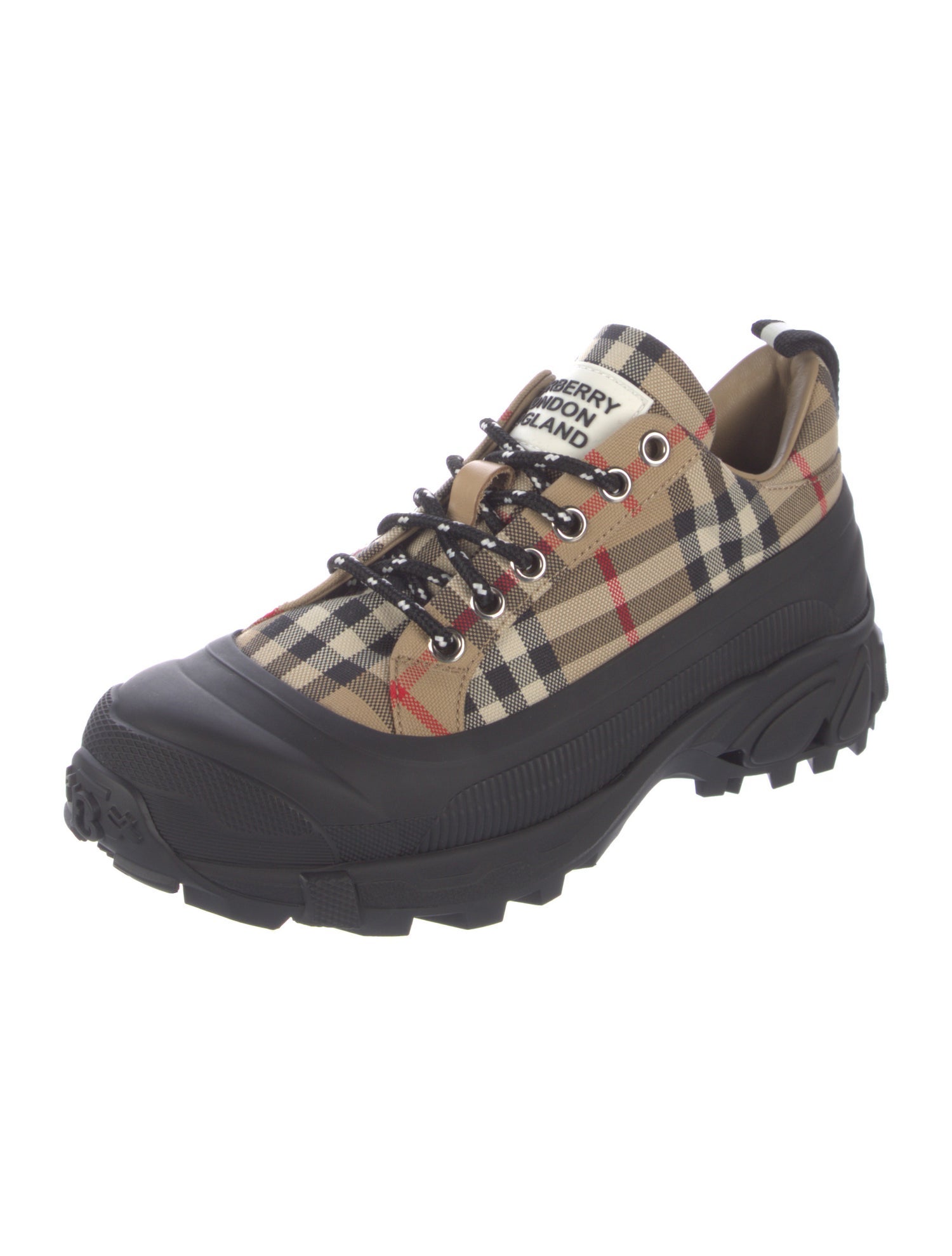 Burberry House Check Pattern Sneakers
