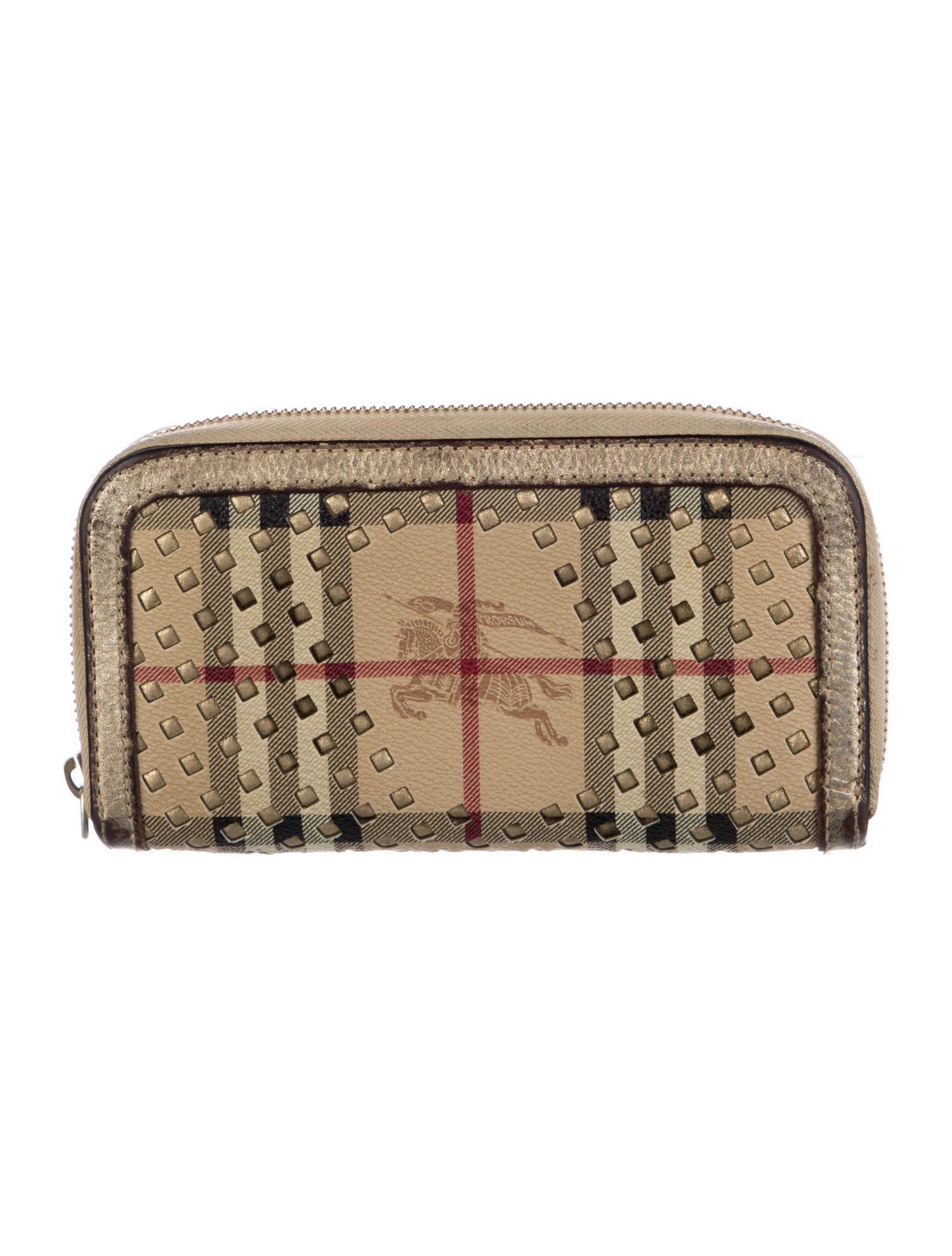 Burberry Horseferry Check Pattern Printed Wallet