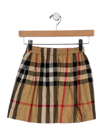 Burberry Sizes 2-6 toddler girls' neutral multicolored skirts 6