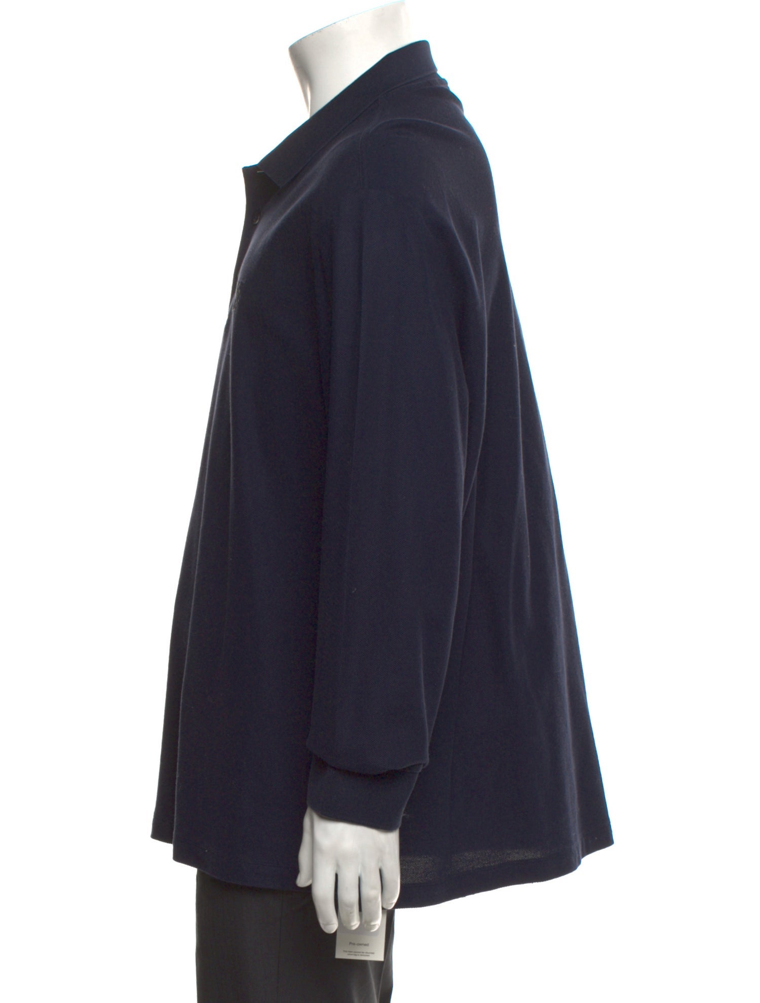 Burberry Collar Long Sleeve Polo Shirt