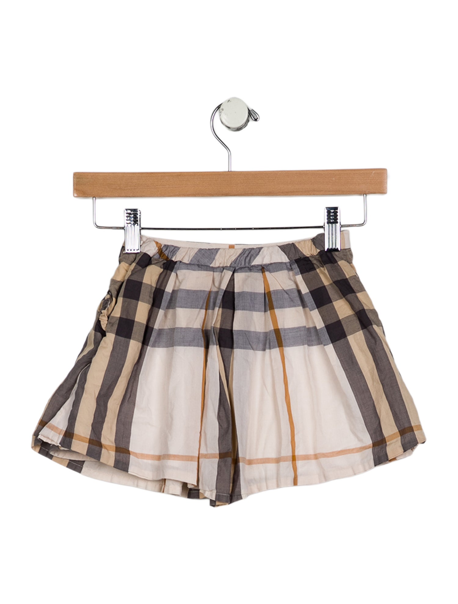 Burberry toddler girls; neutral multicolored skirt