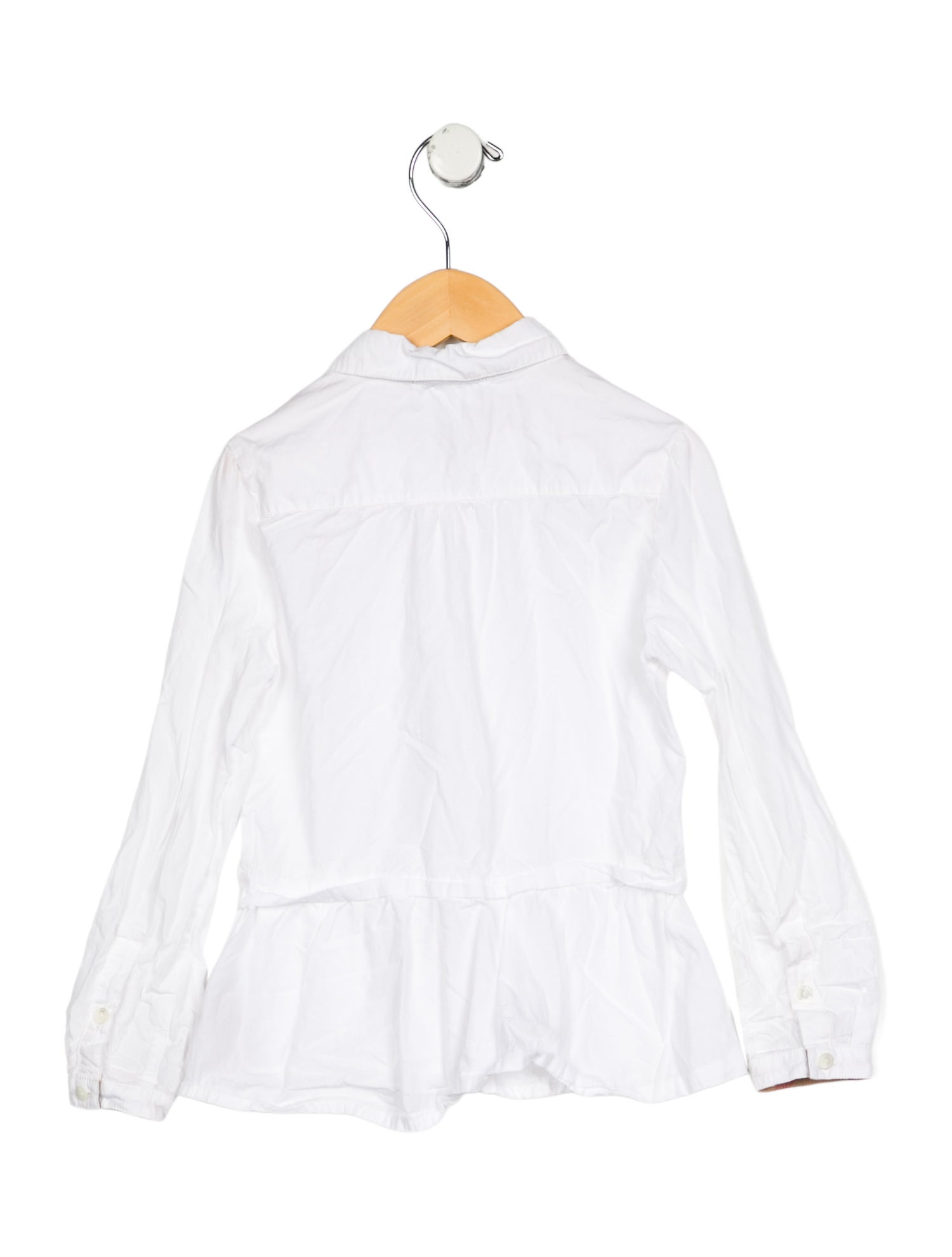 Burberry Toddler Girls' Long Sleeve Peplum Top