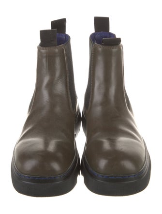 Burberry Leather Chelsea Boots