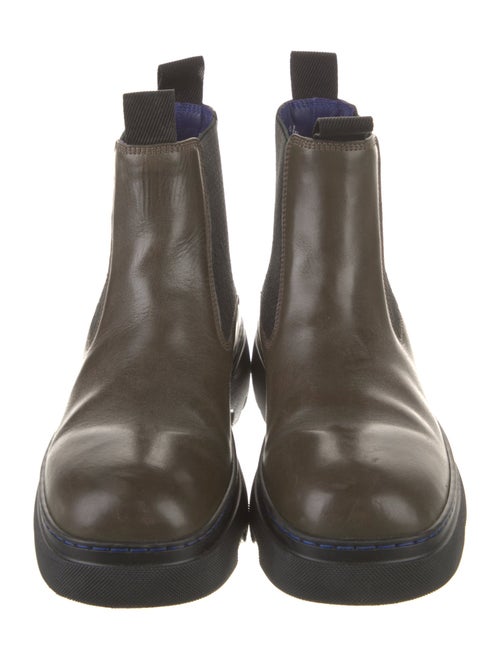 Burberry Leather Chelsea Boots