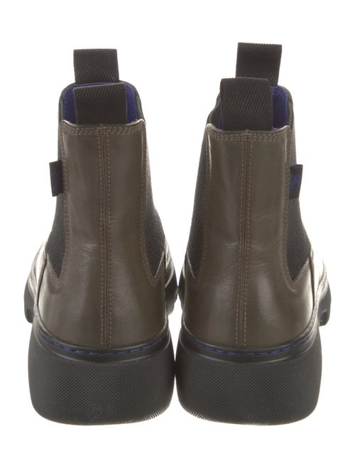 Burberry Leather Chelsea Boots