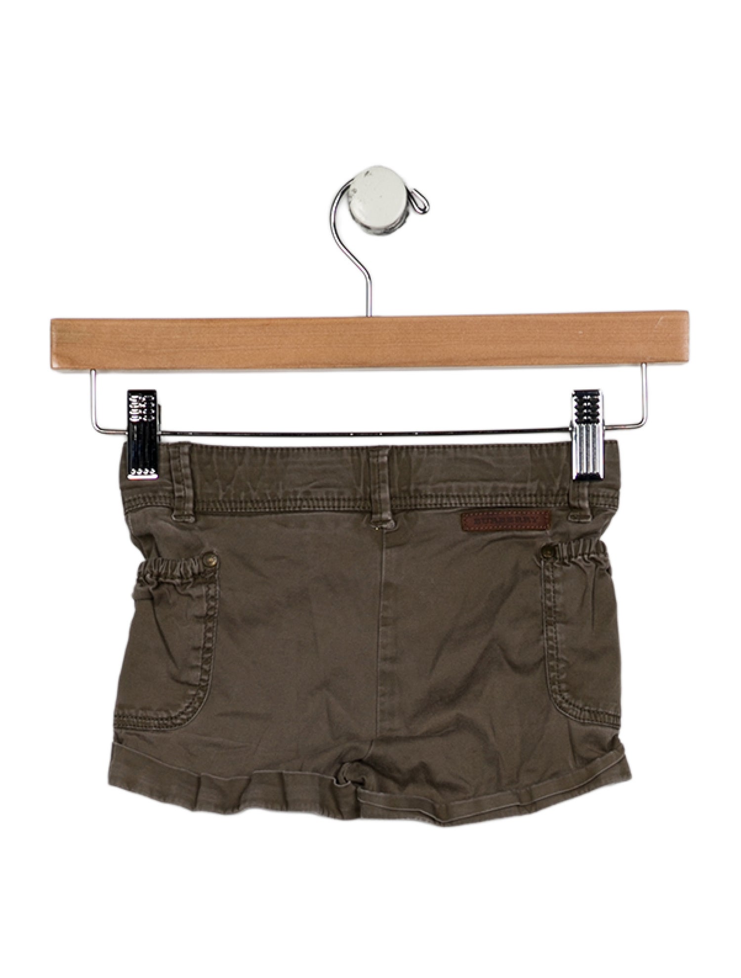 Burberry toddler girls' green shorts