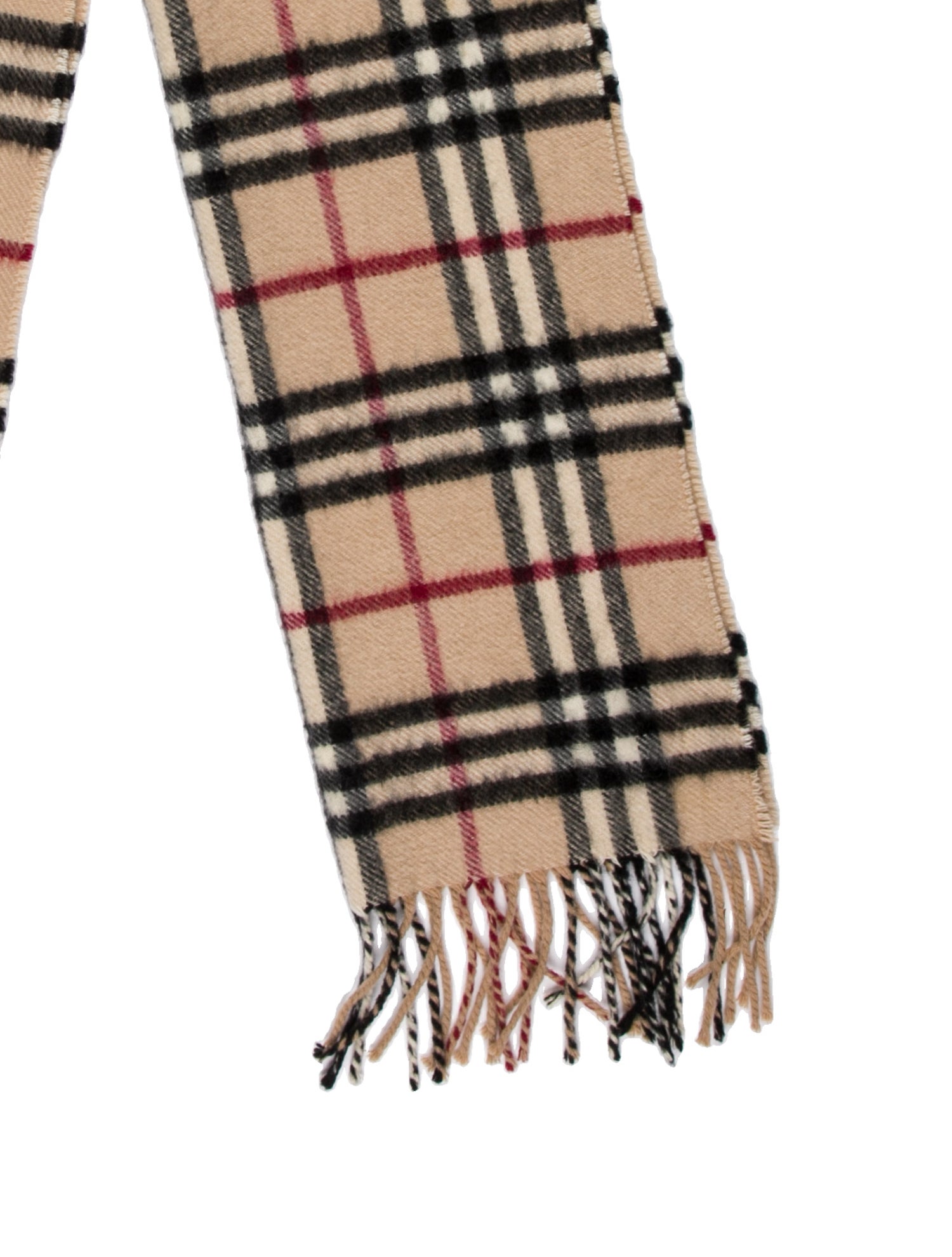Burberry Cashmere House Check Pattern Scarf