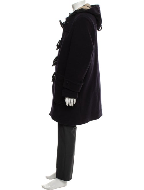 Burberry Nova Check Pattern Virgin Wool Parka