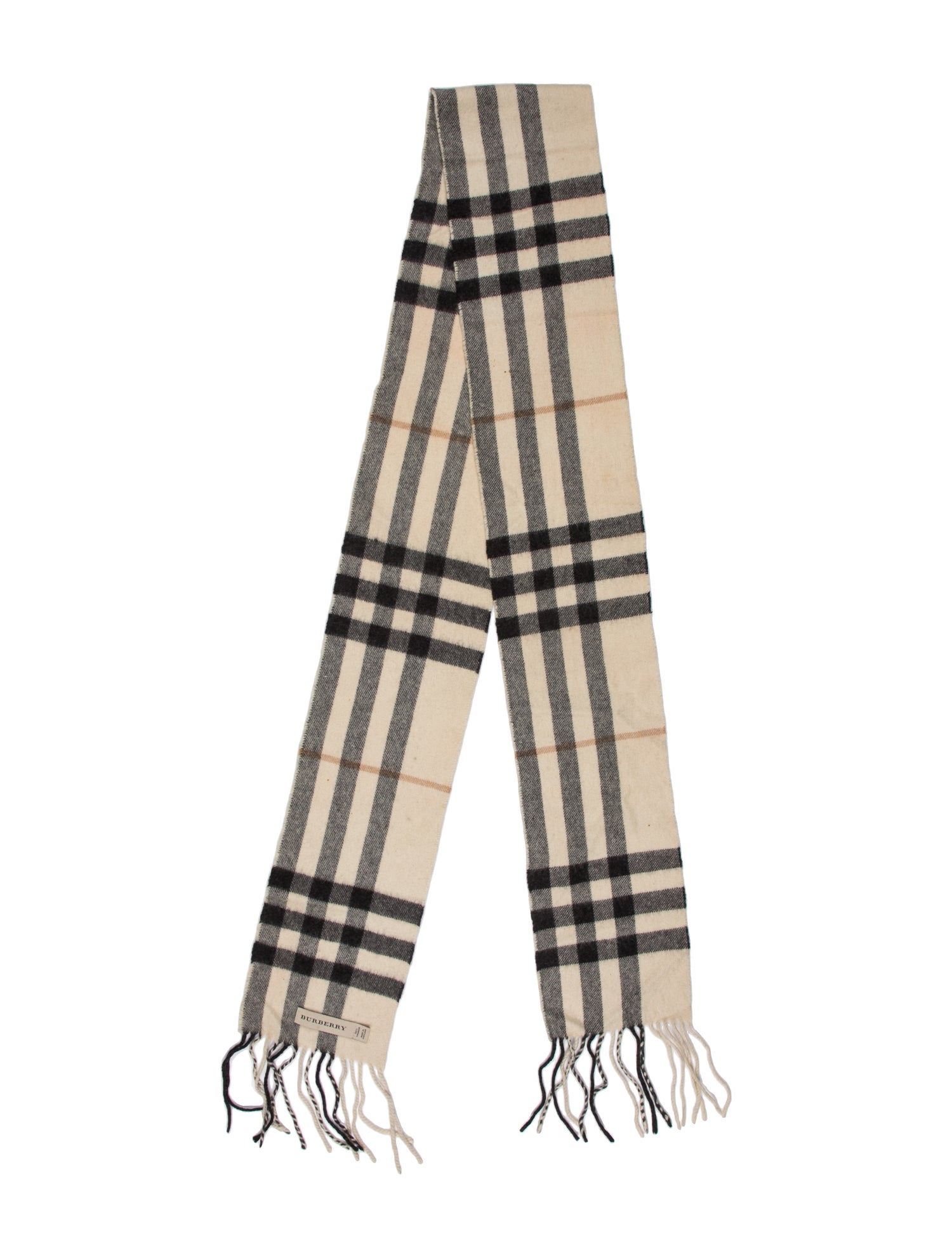Burberry Cashmere Striped Scarf
