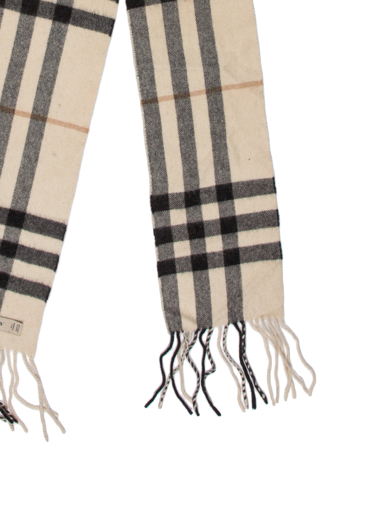 Burberry Cashmere Striped Scarf