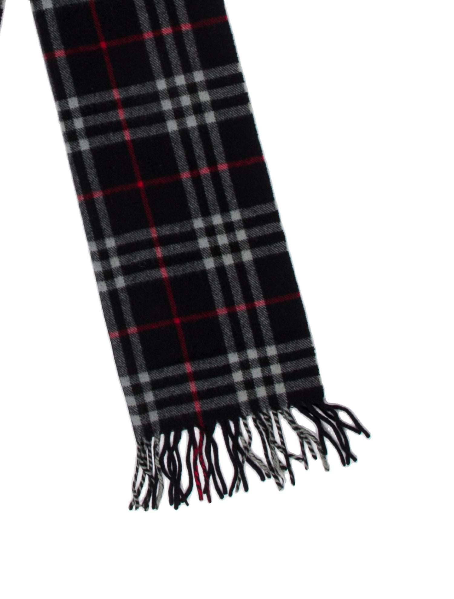 Burberry Lambswool Nova Check Pattern Scarf