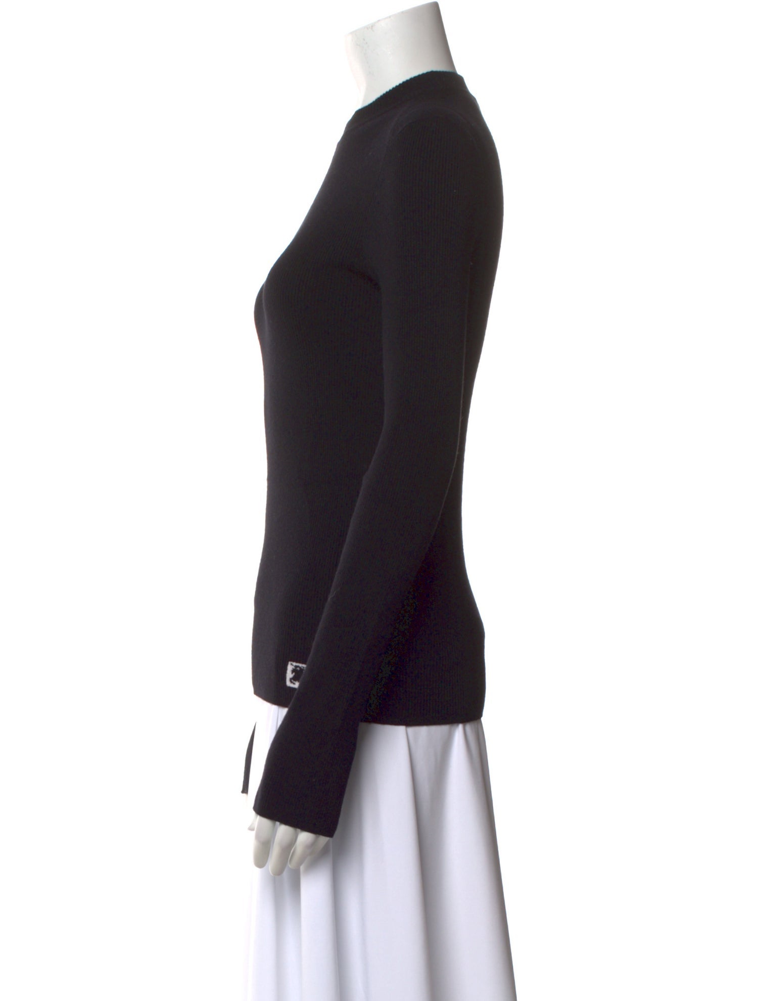 Burberry Wool Mock Neck Top