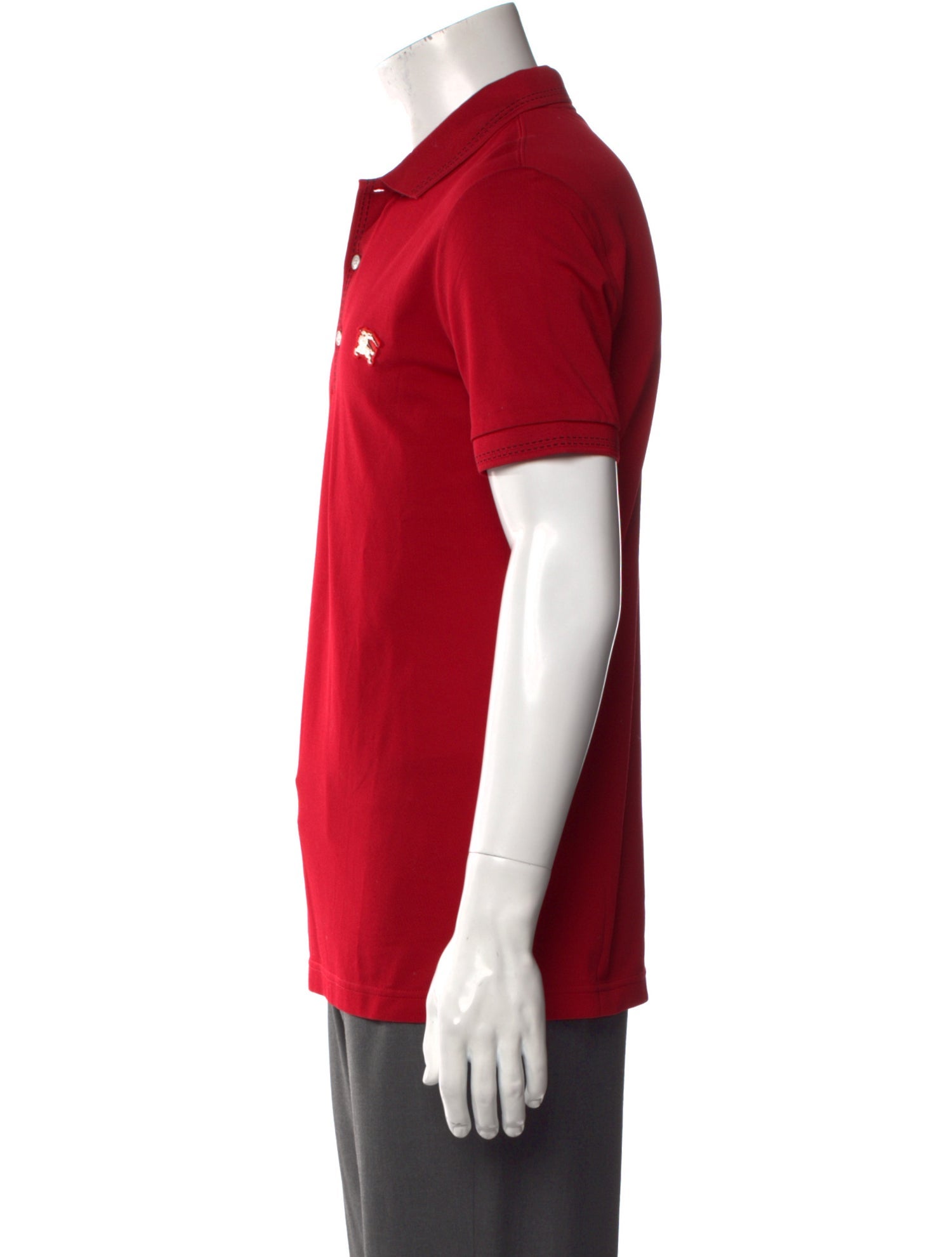 Burberry Nova Check Pattern Collar Polo Shirt