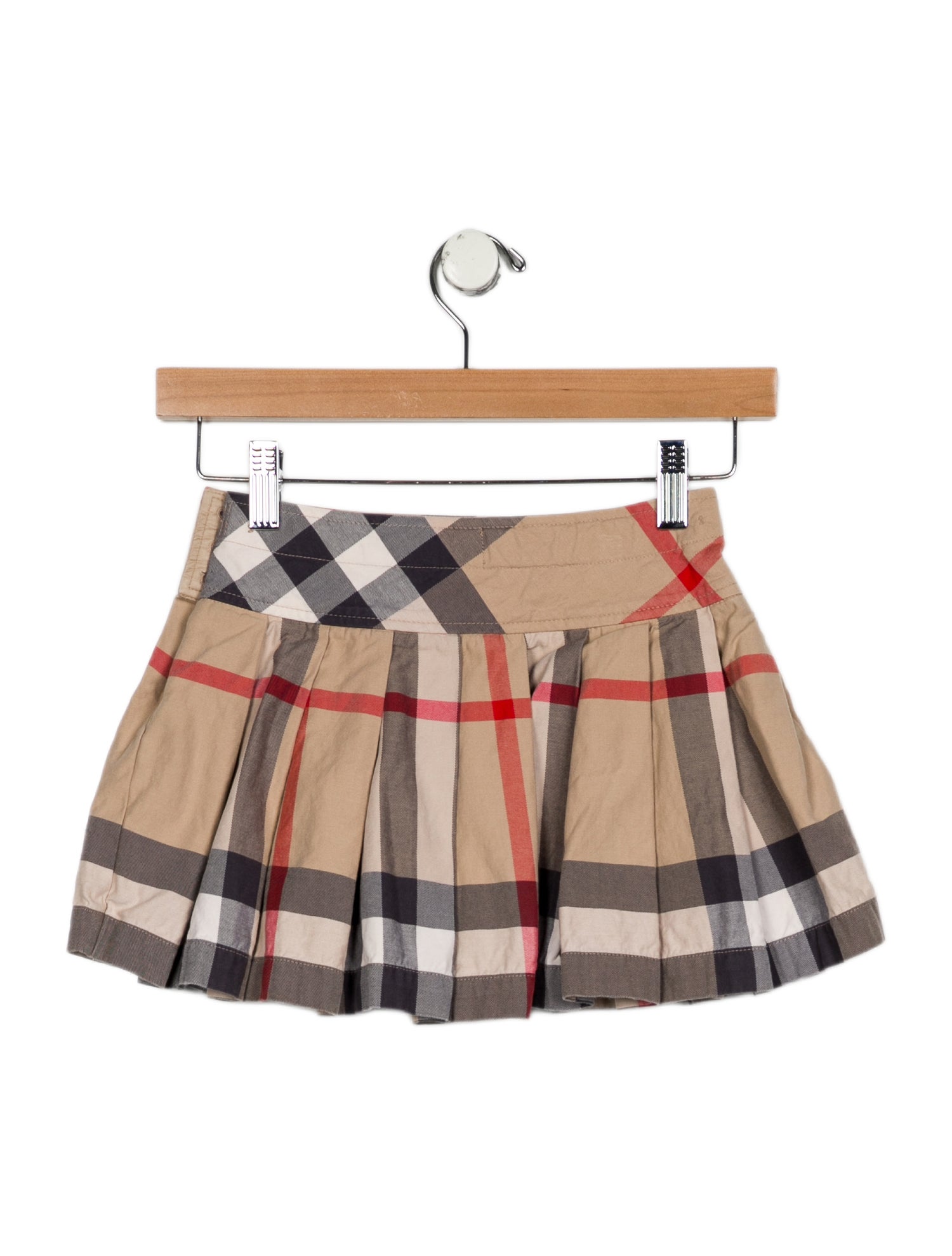 Burberry Toddler Girls' House Check Pleated Skirt
