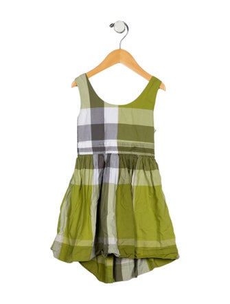 Burberry Girls' Patterned Sleeveless Dress