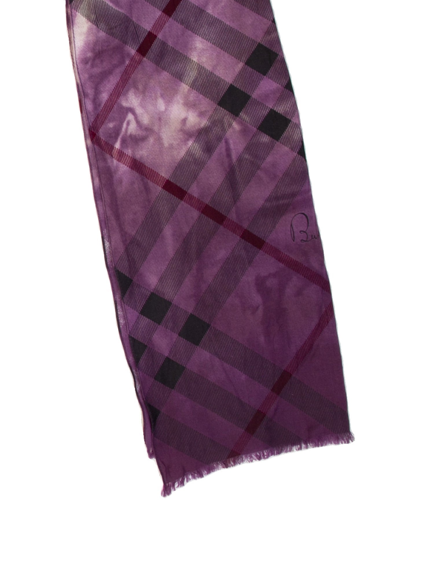 Burberry Silk Nova Check Pattern Scarf
