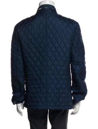 Burberry House Check Pattern Puffer Coat