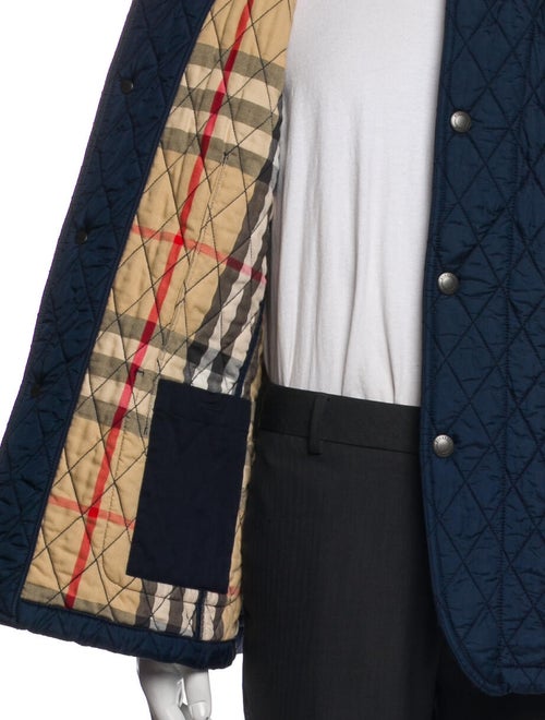 Burberry House Check Pattern Puffer Coat