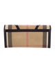 Burberry Exploded Check Pattern Canvas Continental Wallet