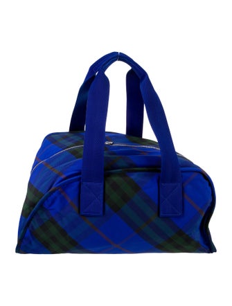 Burberry Canvas Weekender Bag Medium