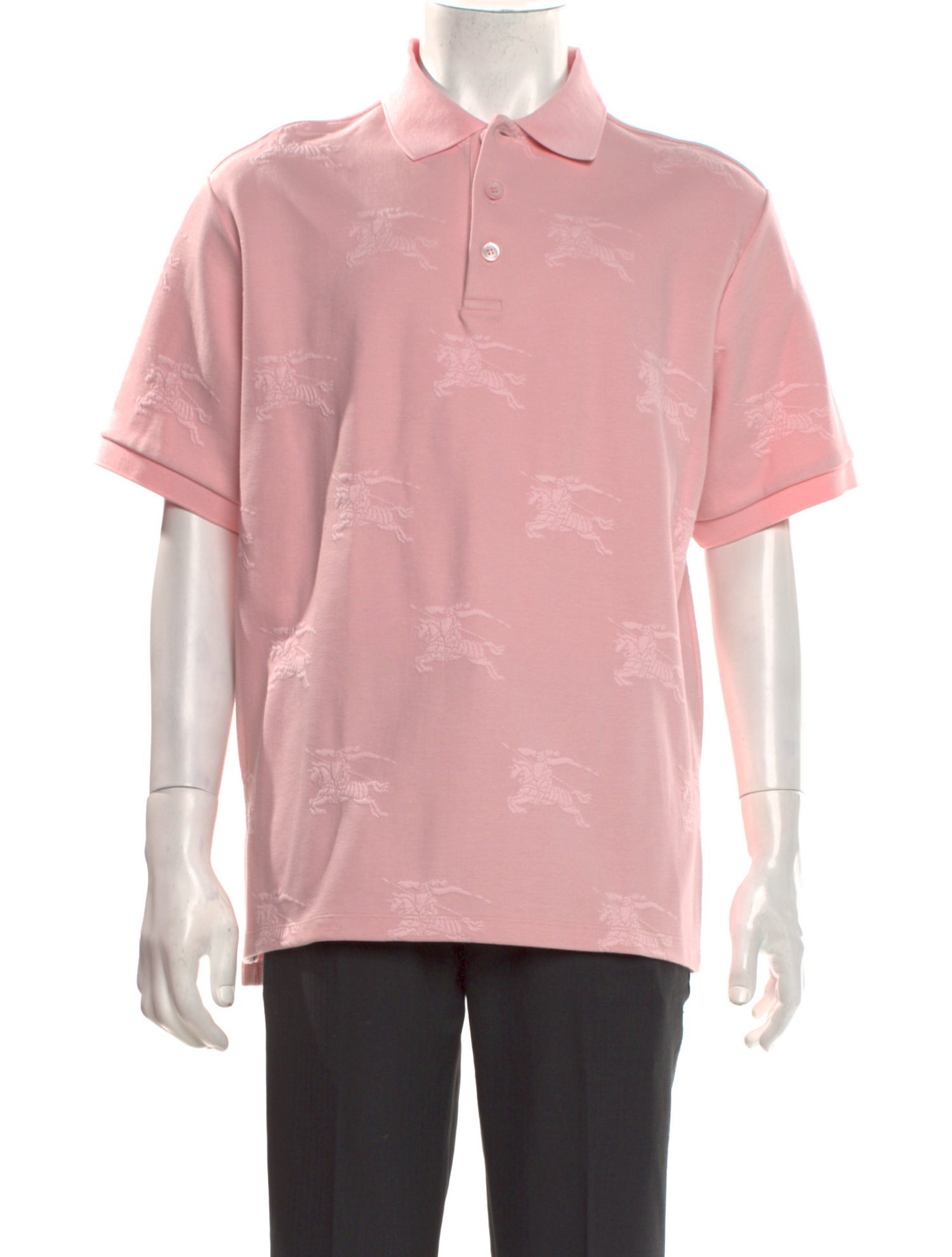 Burberry Nova Check Pattern Collar Polo Shirt w/ Tags