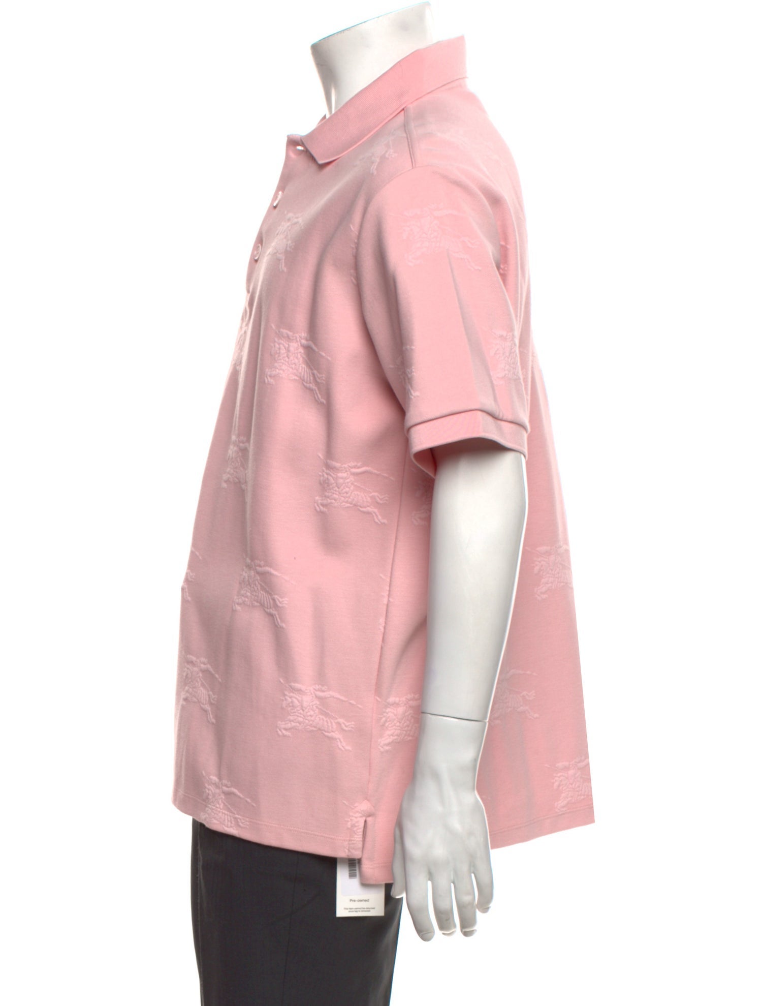 Burberry Nova Check Pattern Collar Polo Shirt w/ Tags