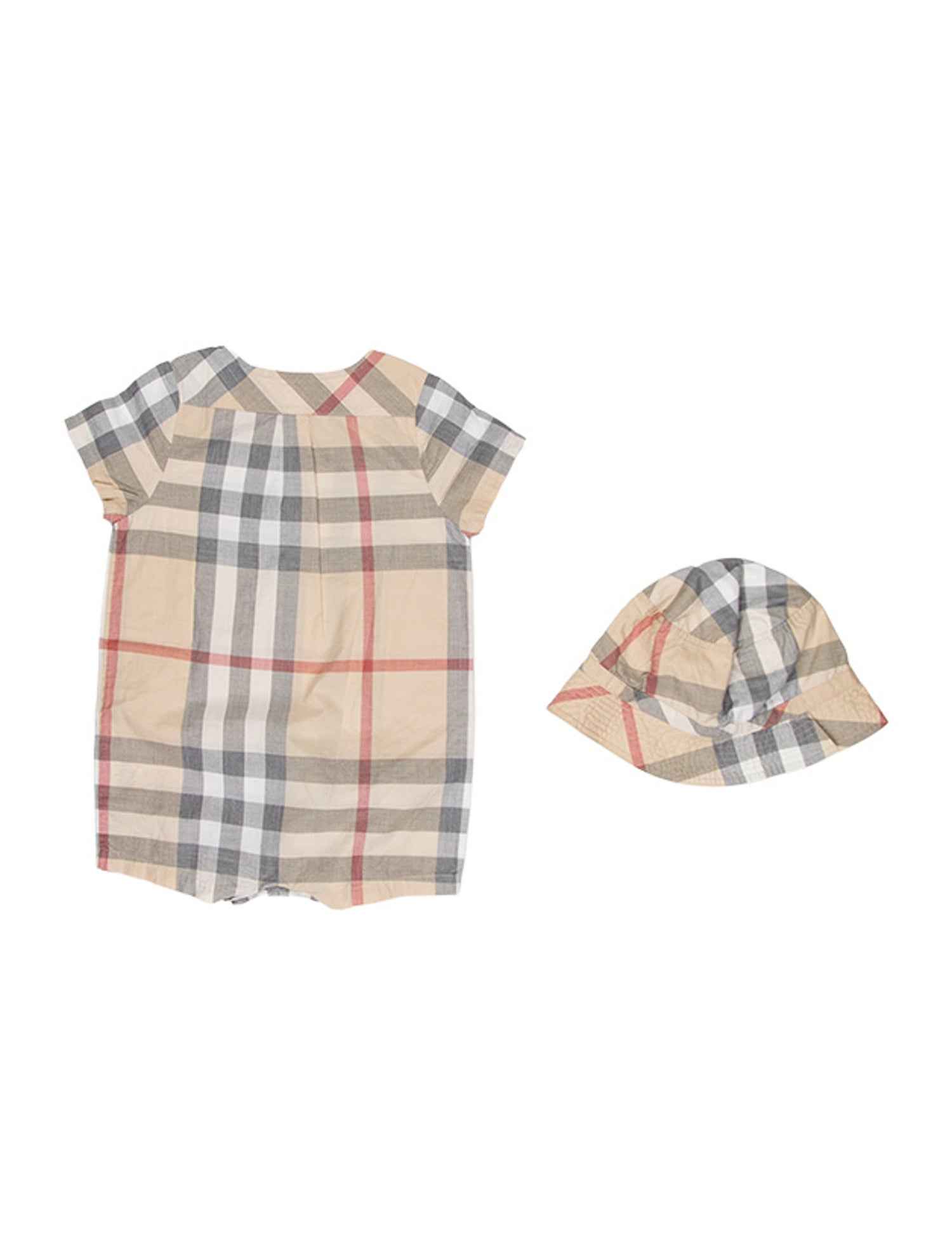 Burberry Check Print Two Piece Set