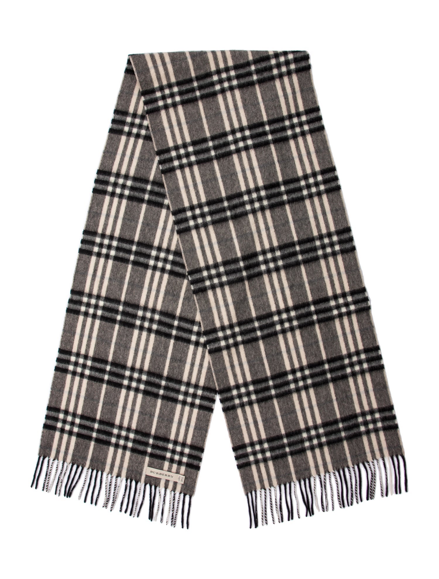 Burberry Cashmere Striped Scarf