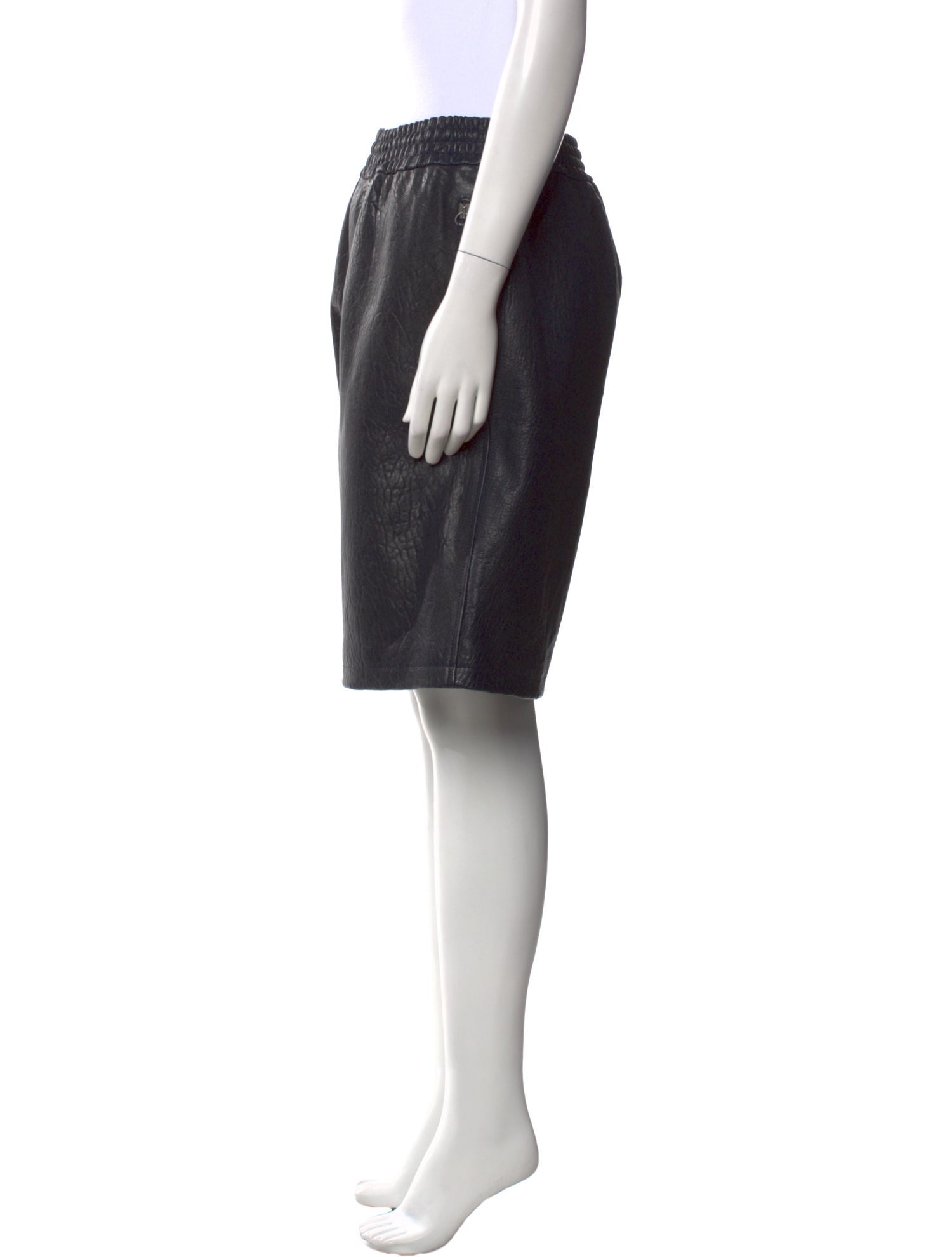 Burberry Leather Knee-Length Shorts