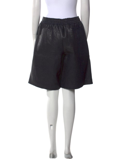 Burberry Leather Knee-Length Shorts