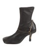 Burberry Leather Sock Boots