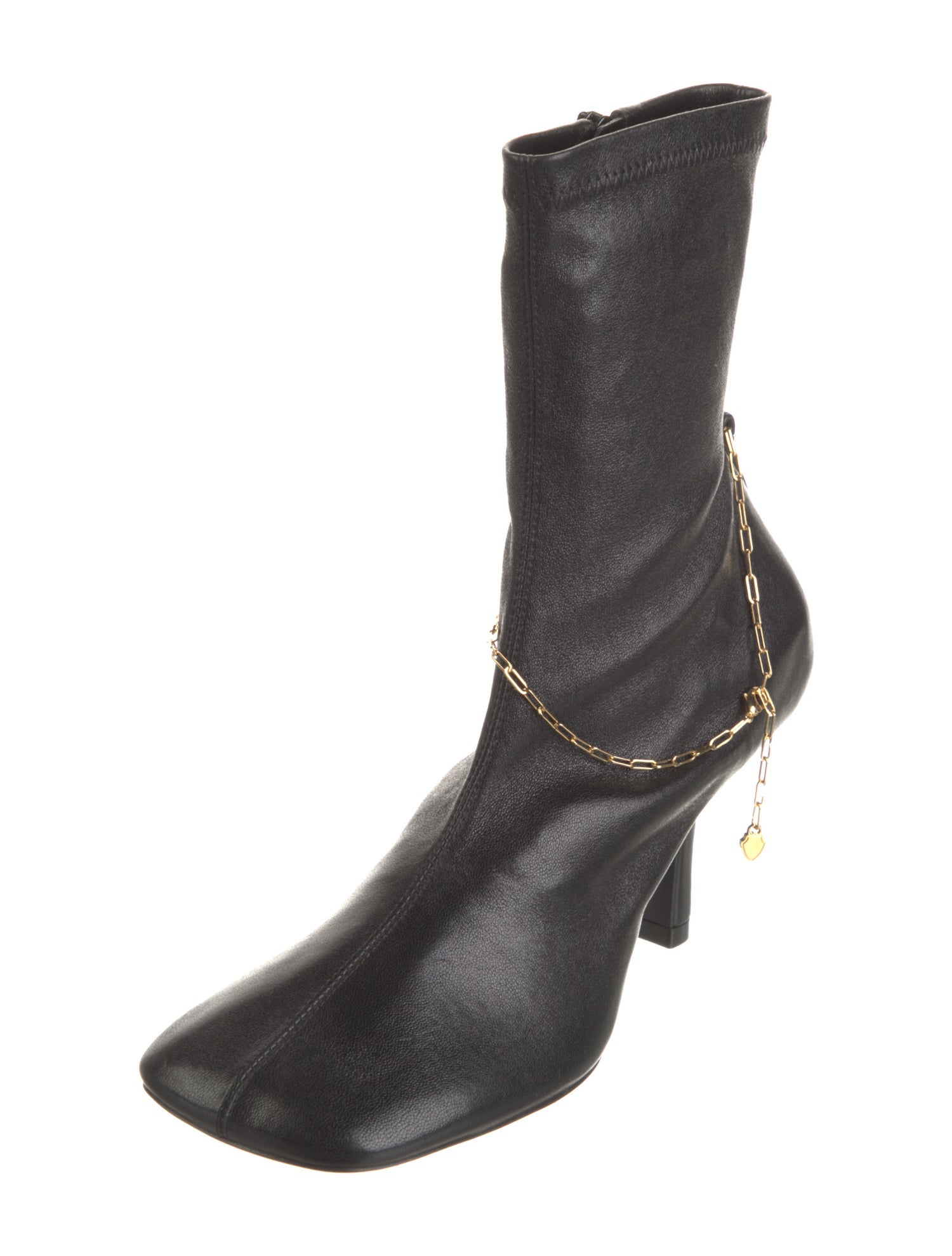 Burberry Leather Sock Boots