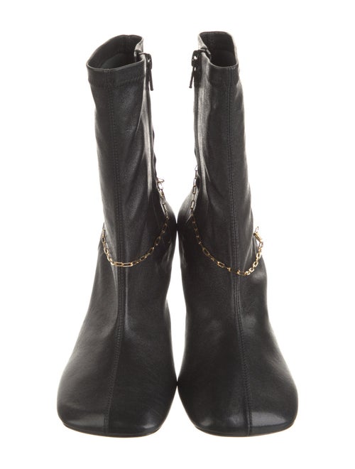 Burberry Leather Sock Boots