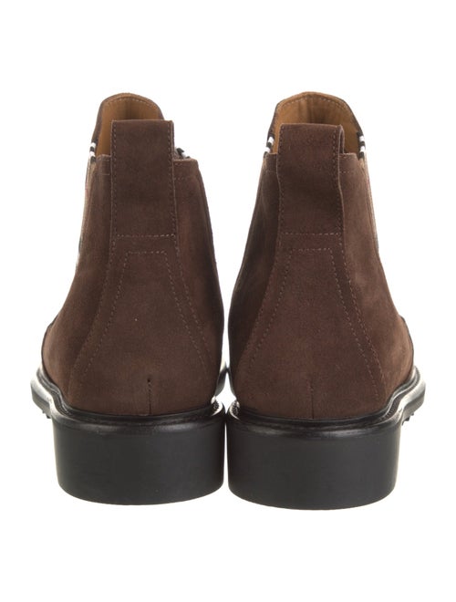 Burberry Suede Chelsea Boots