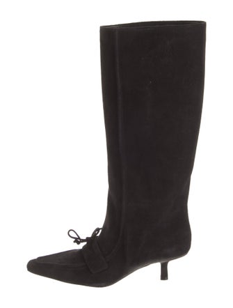 Burberry Suede Riding Boots
