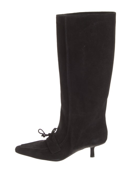 Burberry Suede Riding Boots